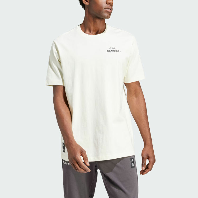 【代購】adidas Real Madrid Cultural Story Tee Beige