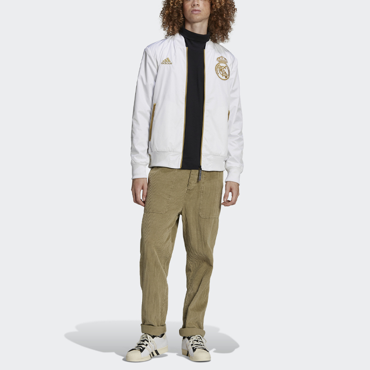【代購】Adidas Real Madrid C.F Jackets Men White