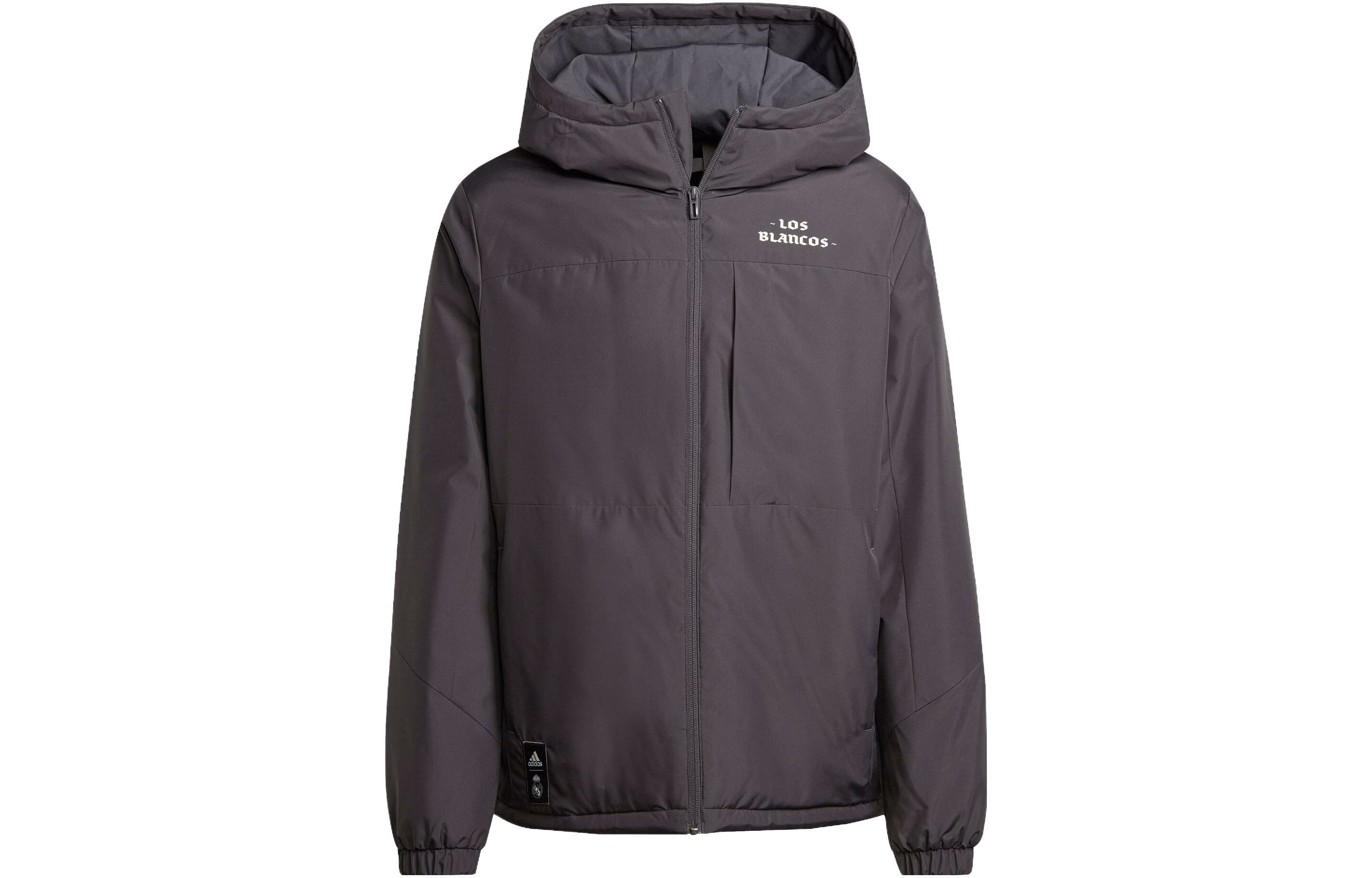 【代購】Adidas Real Madrid Cultural Story Jacket Jackets Coats Men's Graphite Black