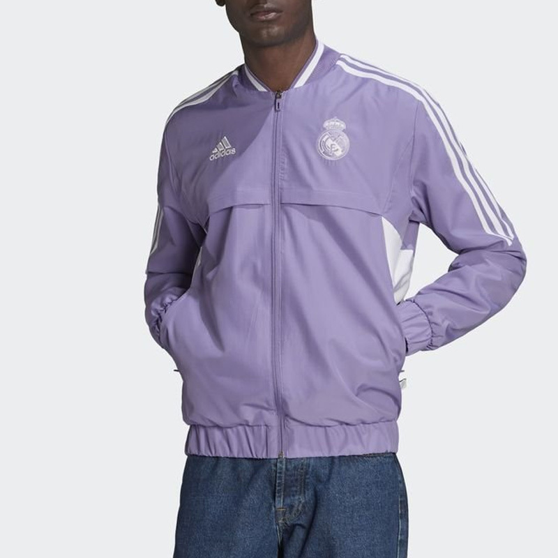 【代購】Adidas Real Madrid Jackets Men Purple