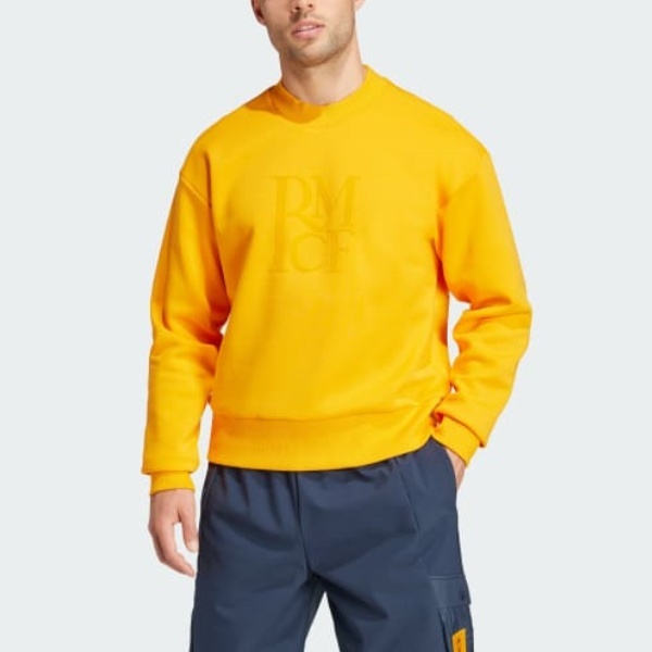 【代購】Adidas Real Madrid Sweatshirt Men's Yellow