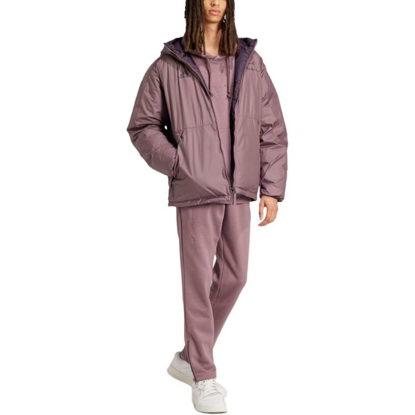 【代購】Adidas Real Madrid FW24 DOWN JACKET Puffer Jacket Men's Dark Gray Brown