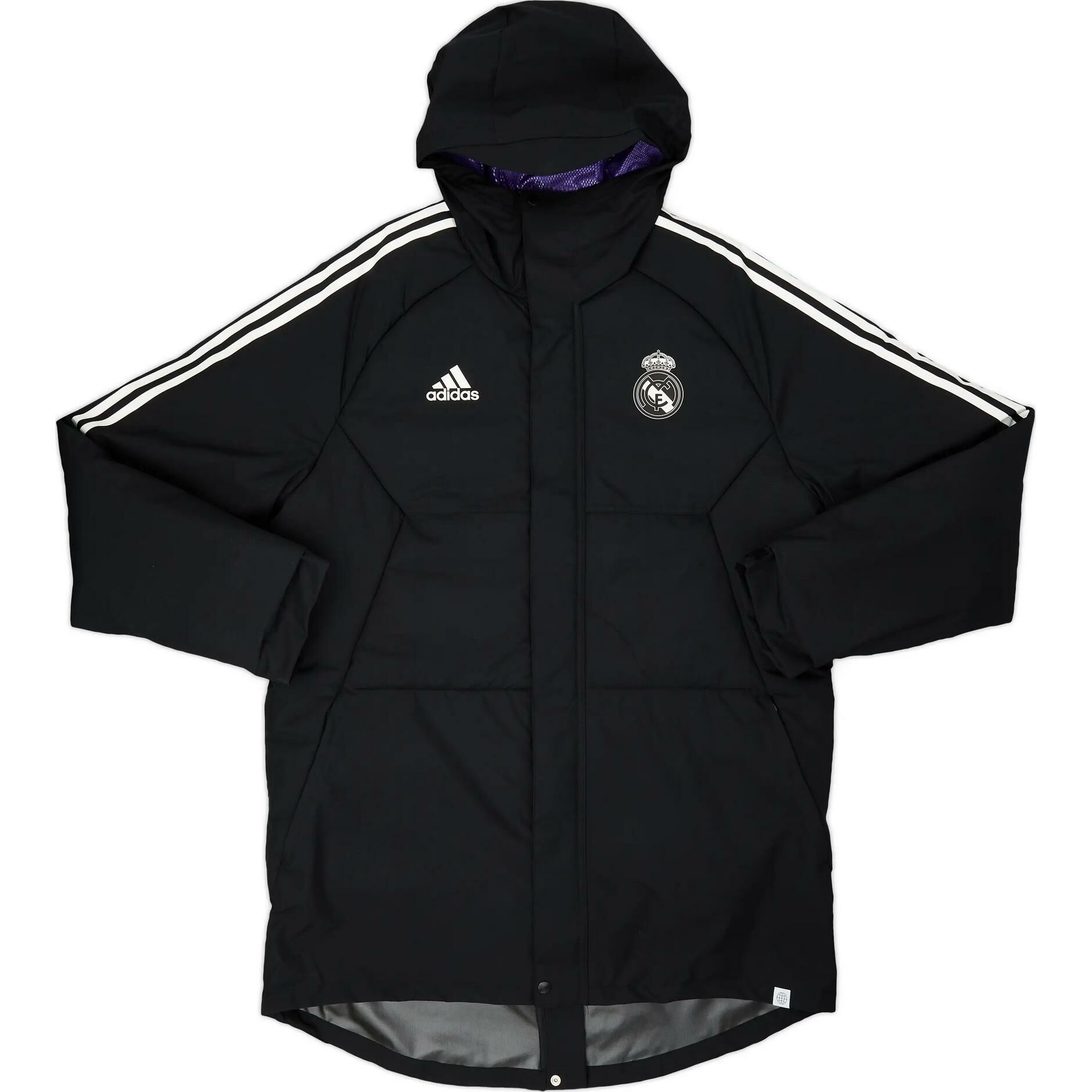 【代購】Adidas Real Madrid Stadium Jackets Coats Unisex Black