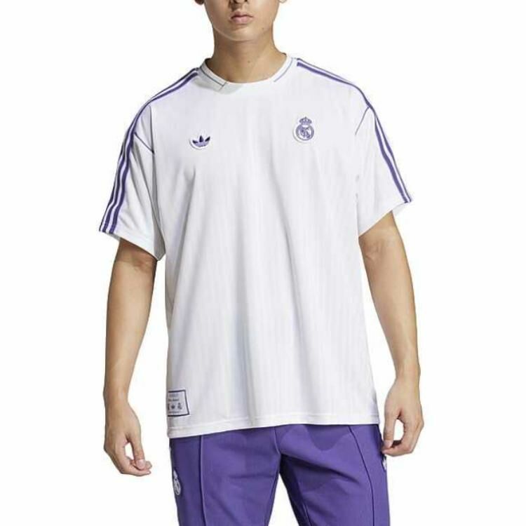 【代購】Adidas Free Shipping With AdiClub Real Madrid Terrace Icons Jersey Gender Neutral