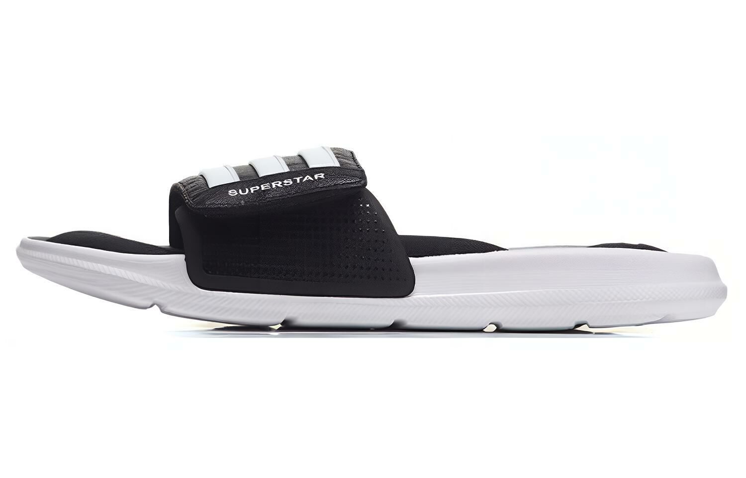 【代購】Superstar 5G Adidas Slide 'Core Black'