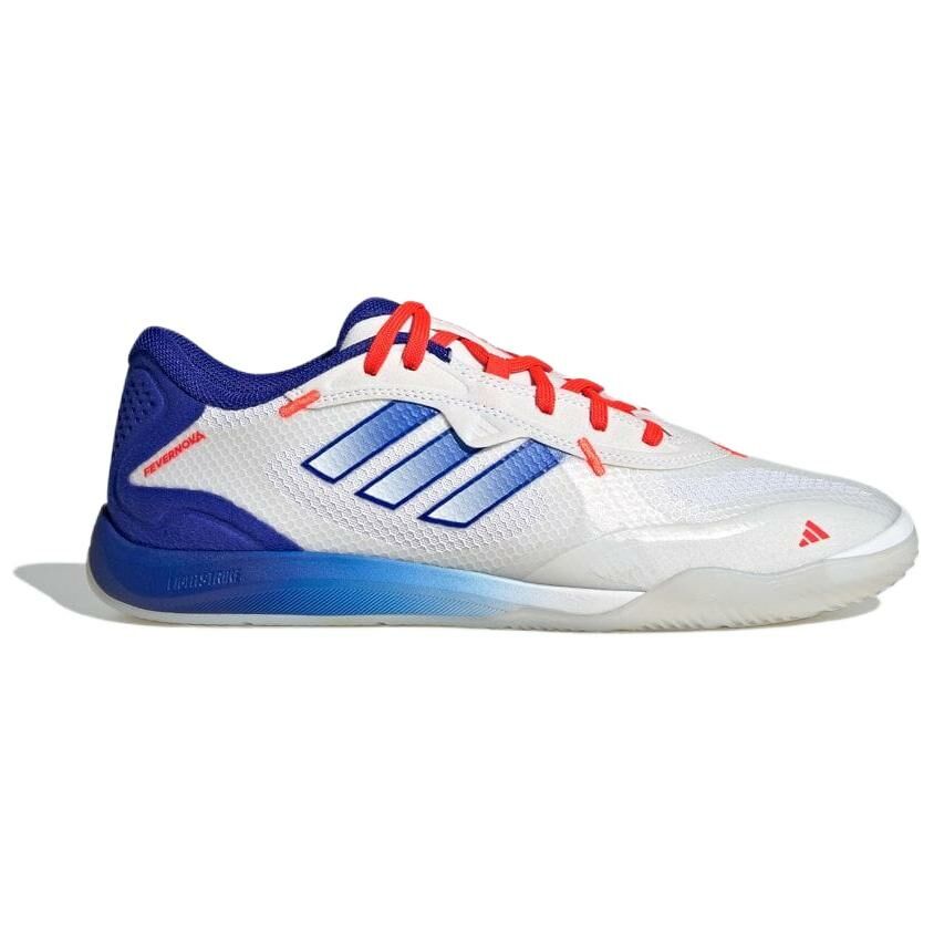 【代購】Adidas Fevernova Court IC/IN Indoor Anti-Slip Wear-Resistant Soccer Shoes Unisex White