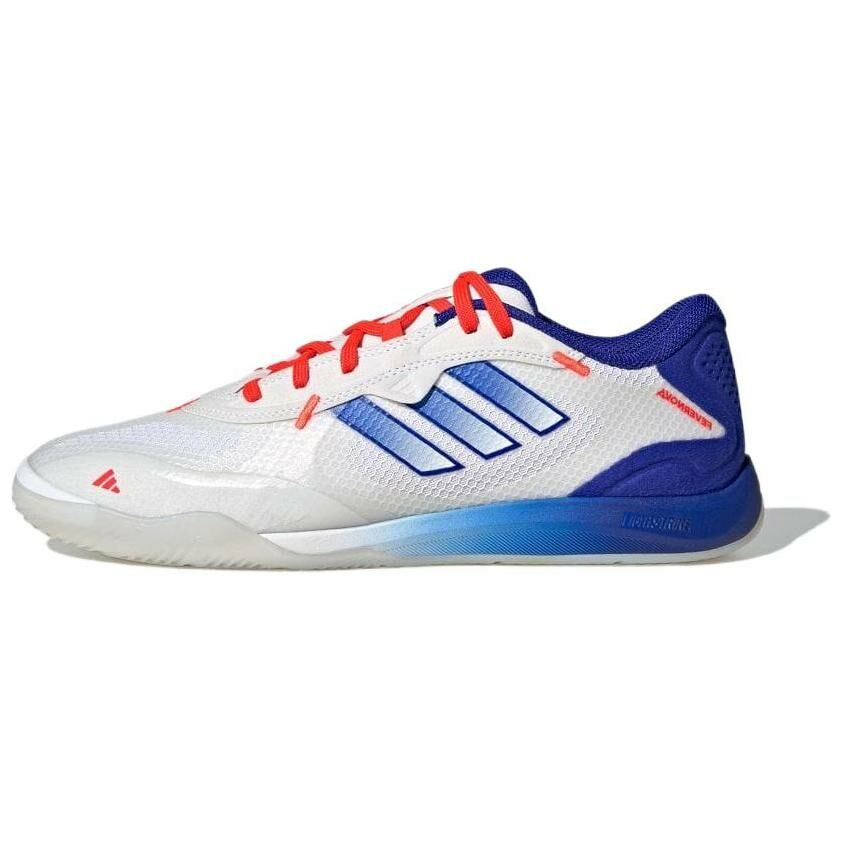 【代購】Adidas Fevernova Court IC/IN Indoor Anti-Slip Wear-Resistant Soccer Shoes Unisex White