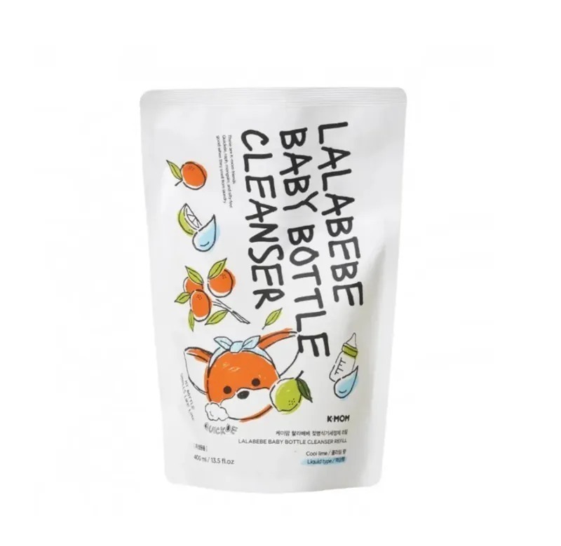 K-MOM  Lalabebe嬰兒奶瓶蔬果清潔液 400mL 補充裝