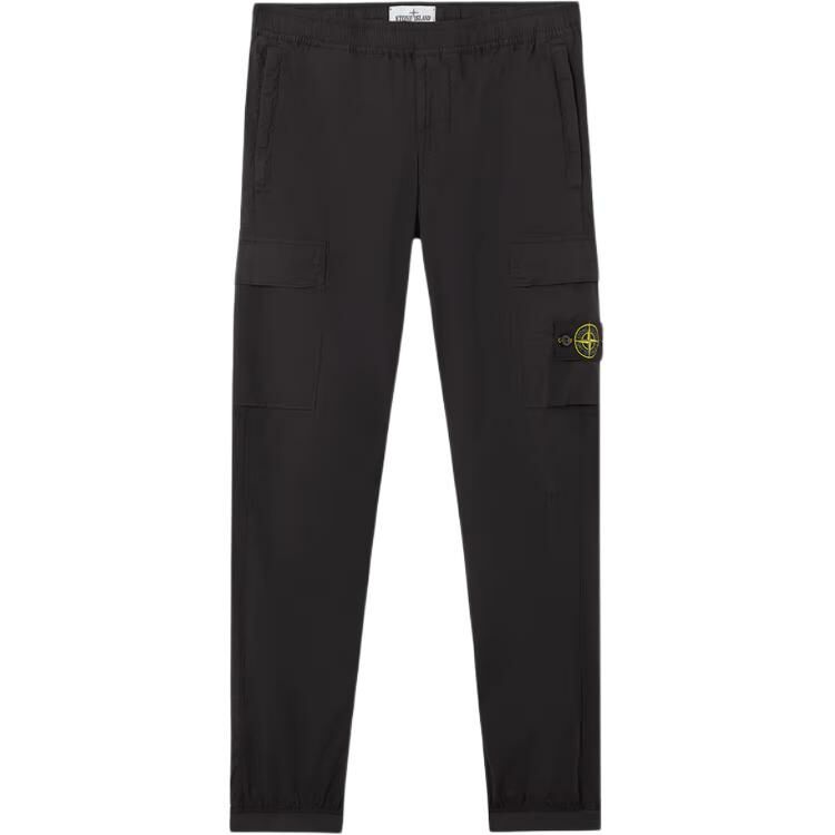 【代購】STONE ISLAND SS25 Cargo Pants Men Black