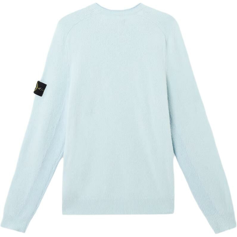 【代購】STONE ISLAND SS25 Sweaters Men Sky Blue