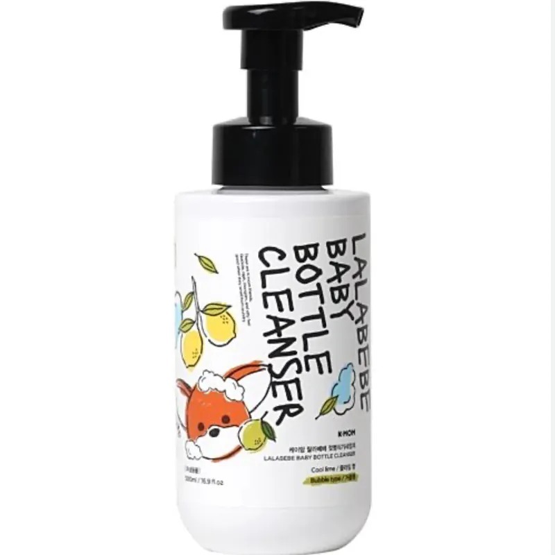 K-MOM  Lalabebe嬰兒奶瓶蔬果泡泡清潔液_500ml