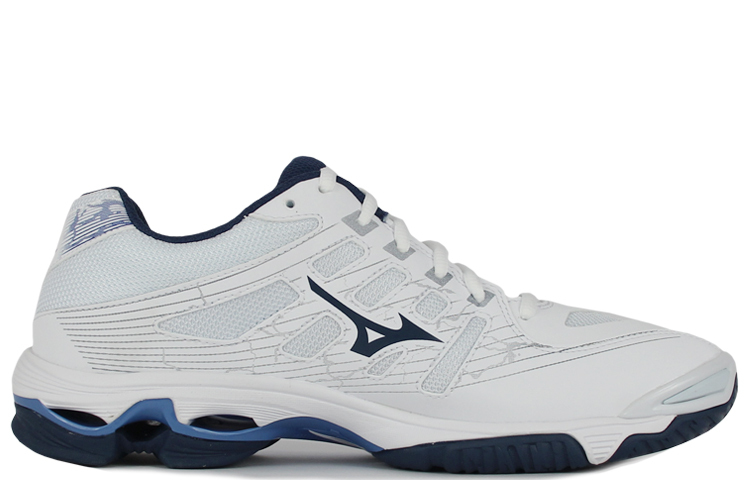 【代購】Wave Voltage Mizuno 'White Navy Blue'