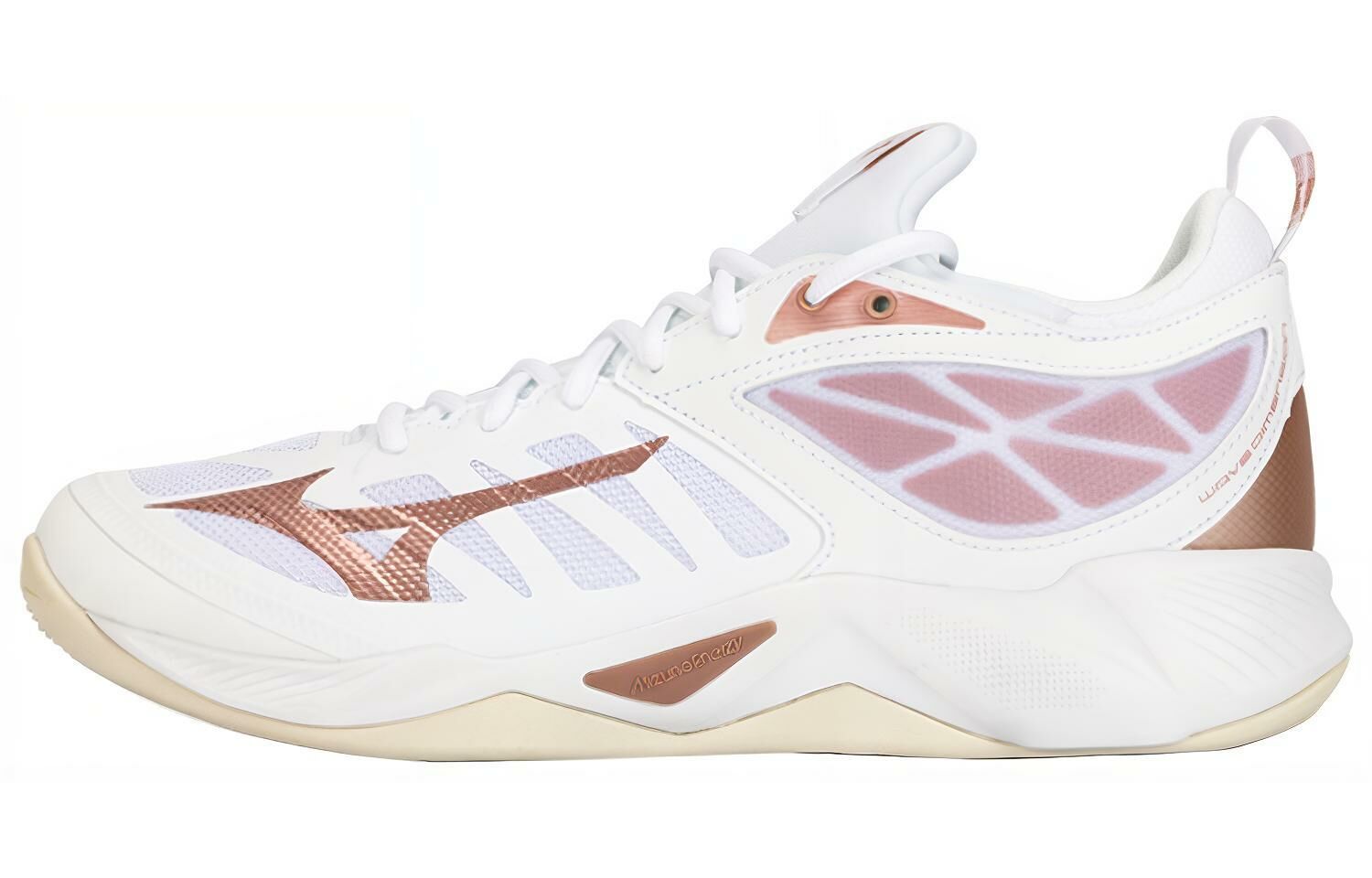 【代購】Mizuno Wave Dimension 'White Rose Gold' Women's