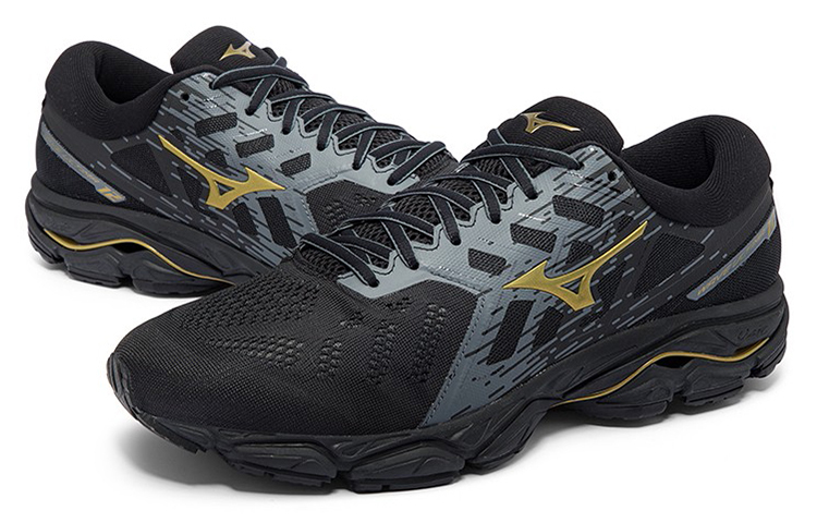 【代購】Mizuno Wave Ultima 12 'Black Gray Gold'