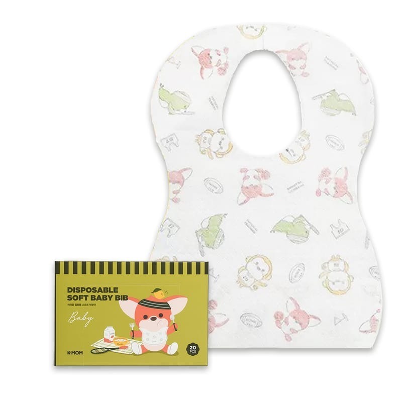 K-MOM  即棄柔軟口水肩(20pcs)