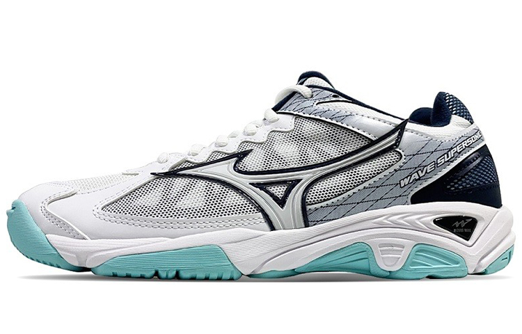 【代購】Mizuno Wave Supersonic 'White Grey Sky Blue'