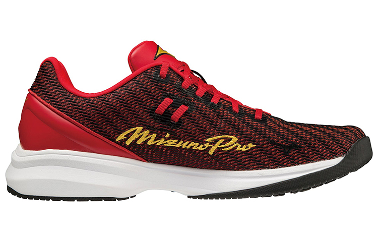 【代購】Mizuno Wave Lightrevo Anti-Slip And Wear-Resistant Breathable Low-Top Training Shoes Men's Red Gold