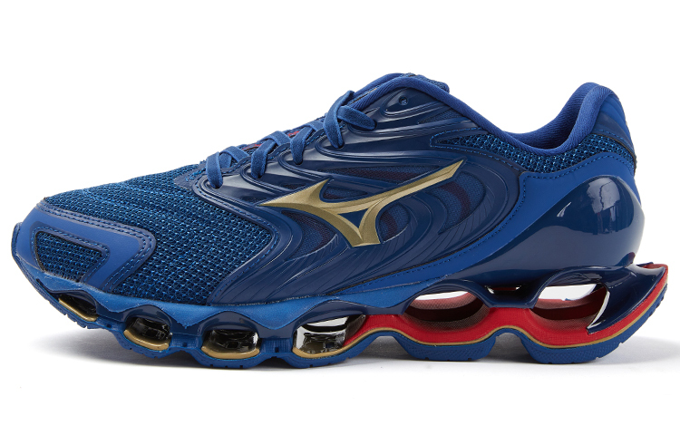 【代購】Mizuno Wave Prophecy 12S 'Dark Blue Gold Wine Red'