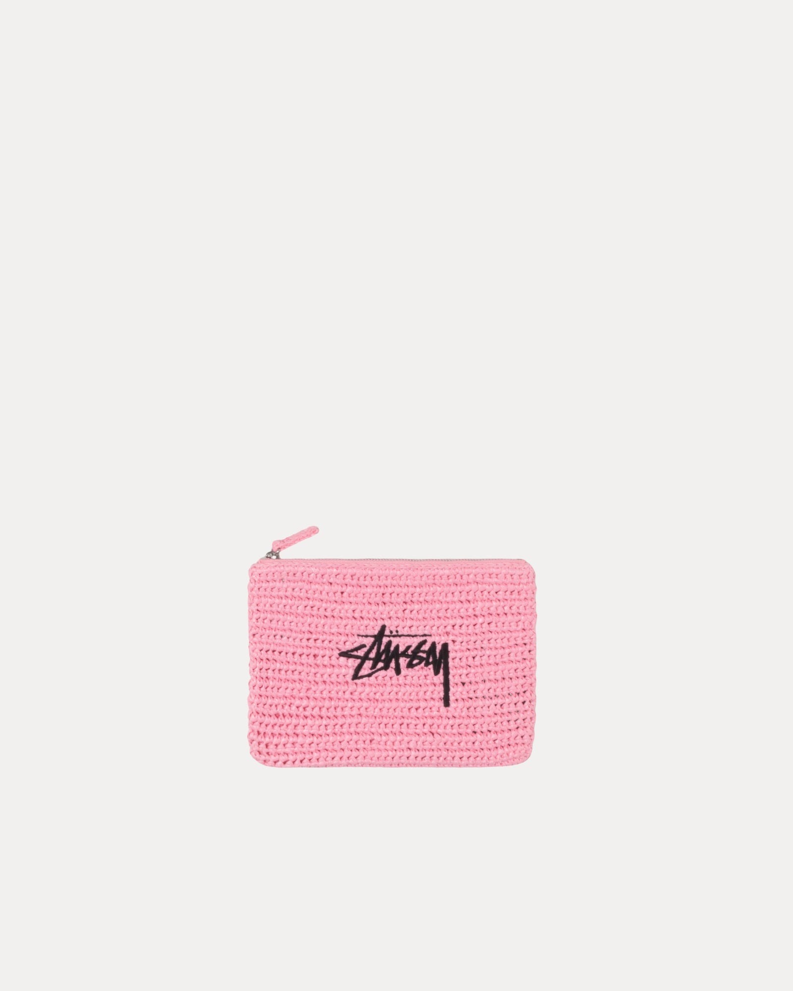 2025SS STUSSY WOVEN ZIP POUCH 編織零錢包卡片夾卡夾卡包現貨13421