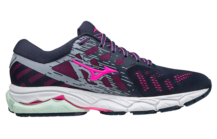 【代購】Mizuno Wave Ultima 12 Running Shoes Women's Low-Top Black/Pink