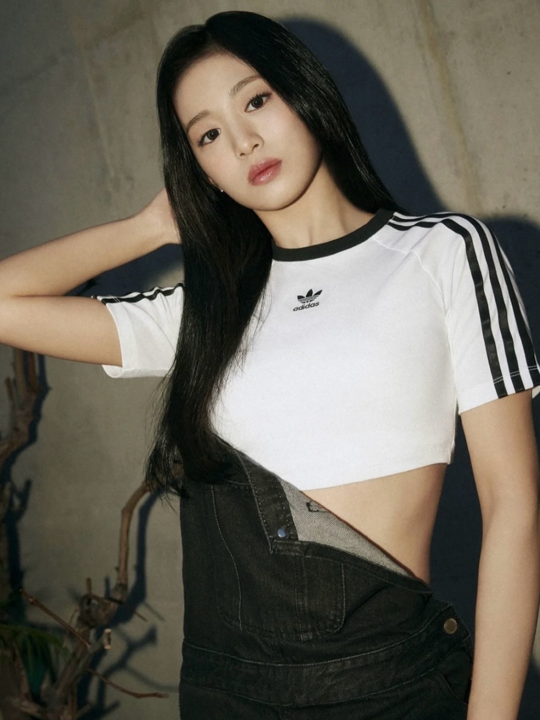 Adidas 3-Stripes 短版短袖上衣 (2colors)