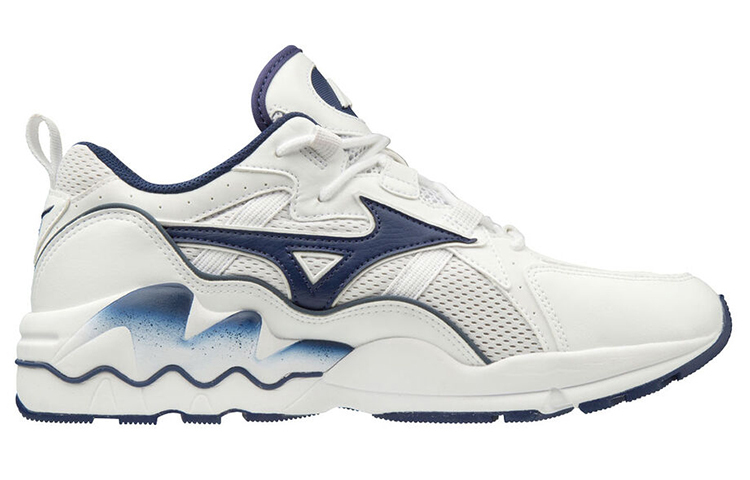 【代購】Mizuno Wave Rider 1 Slip Resistant, Abrasion Resistant, Breathable Low Top Running Shoes Men's White Blue
