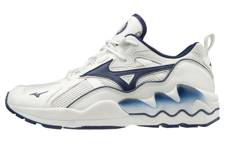 【代購】Mizuno Wave Rider 1 Slip Resistant, Abrasion Resistant, Breathable Low Top Running Shoes Men's White Blue