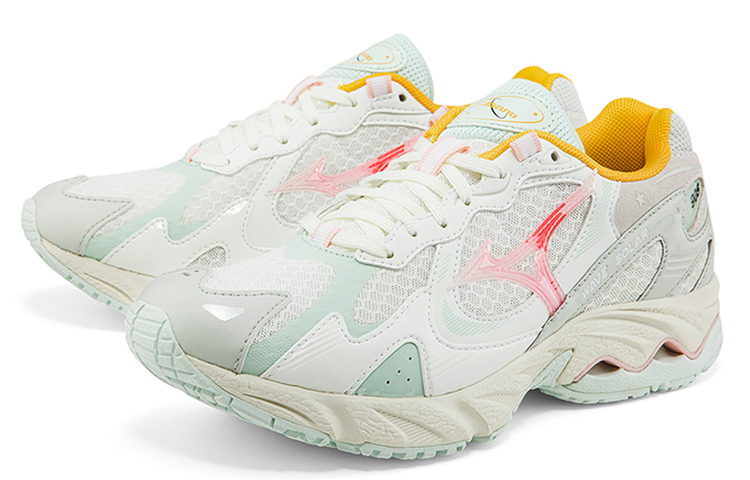 【代購】Mizuno Wave Solar White/Blue Women's