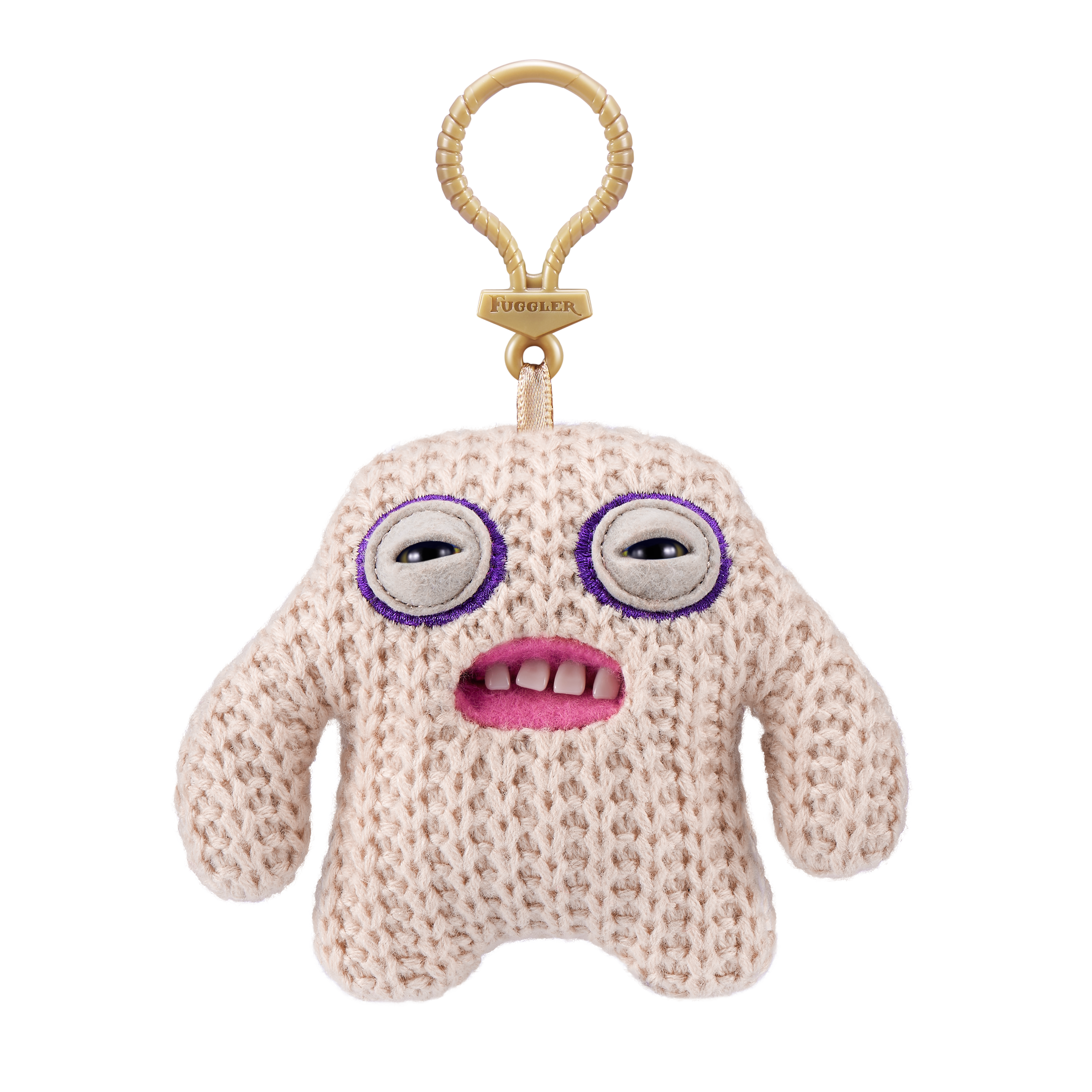 FG74263 Fuggler毛絨掛飾系列 - 針織怪 (白色)