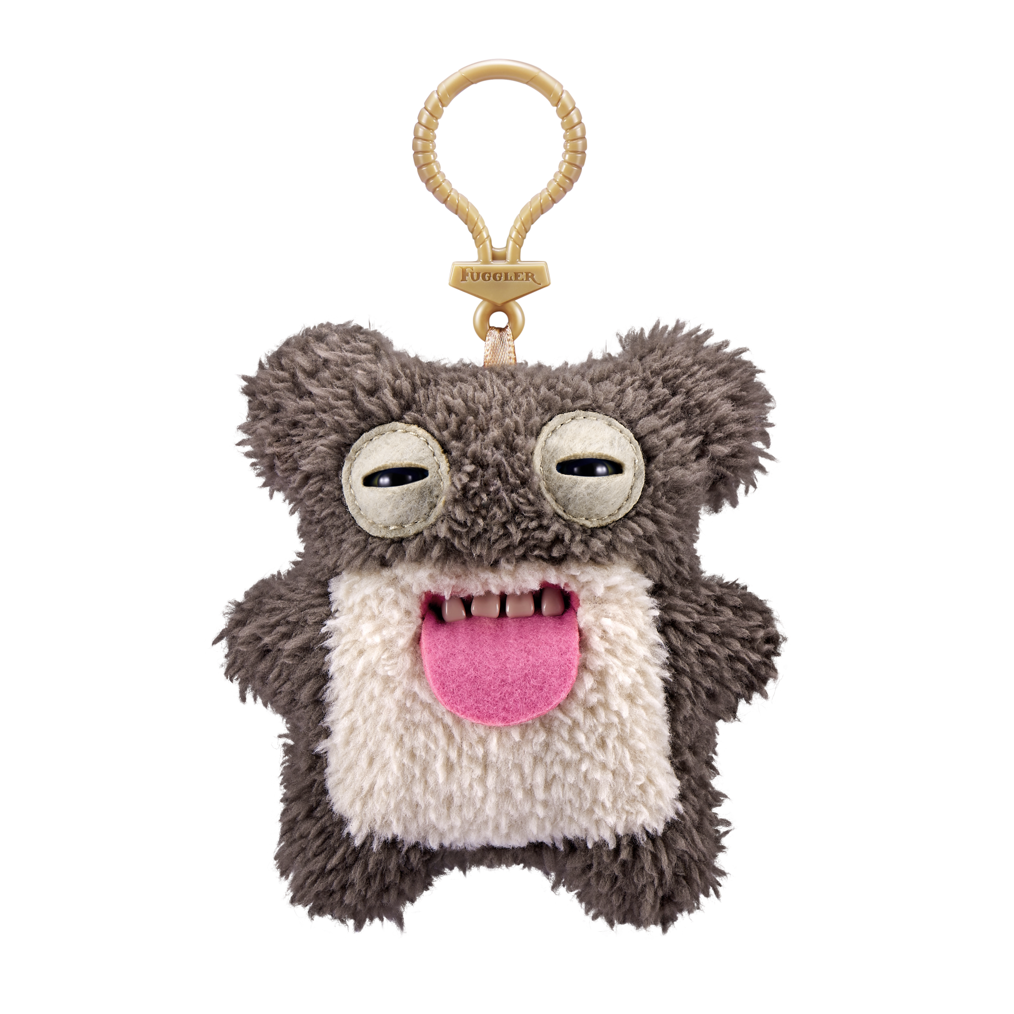 FG74256 Fuggler毛絨掛飾系列 - 方熊怪 (棕色)