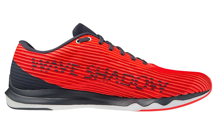 【代購】Mizuno Wave Shadow 4 Anti-Slip Wear-Resistant Breathable Lightweight Low-Top Running Shoes Men's Red