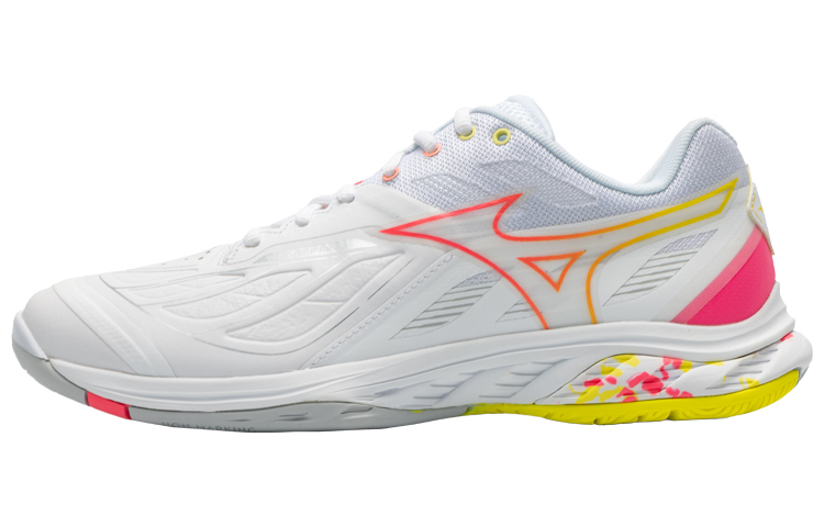 【代購】Wave Fang Mizuno 2 'White Pink Bolt Neon'