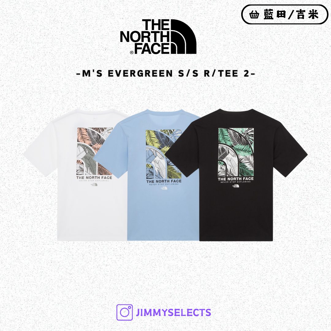 【代購】THE NORTH FACE 北臉 男 EVERGREEN 叢林系列 短袖 短T NT7UR52