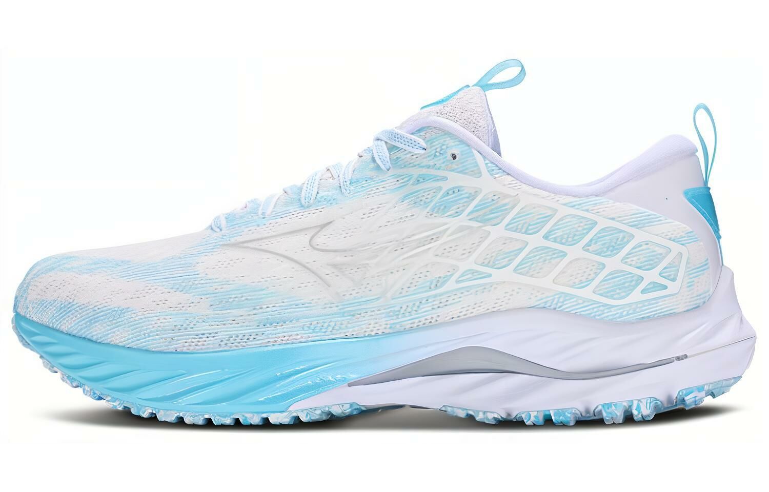 【代購】Wave Inspire Mizuno 20 Sp 'White Silver Blue Glow'