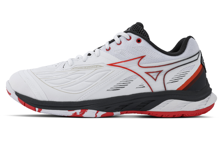 【代購】Mizuno Wave Fang   2 Wide 'White Radiant Red Ebony'