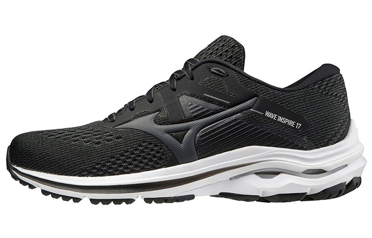 【代購】Mizuno Wave Inspire 17 Cushioning Anti-Slip Wear-Resistant Breathability Low-Top Running Shoes Men's