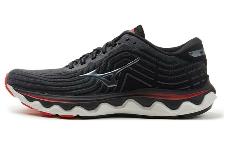 【代購】Mizuno Wave Horizon 6 'Black Grey Red'