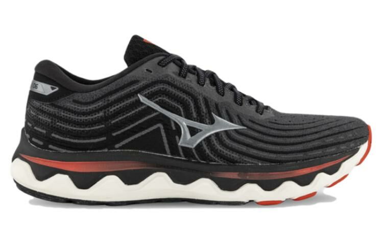 【代購】Mizuno Wave Horizon 6 'Black Grey Red'