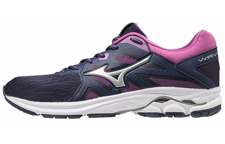 【代購】Mizuno Wave Kizuna Running Shoes Women's Low-Top Dark Blue/Silver/Purple