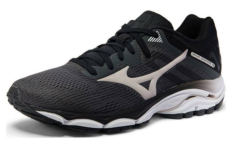【代購】Mizuno Wave Inspire 20 Wave Inspire 16 Anti Slip Wear Resistant Low Top Running Shoes Women's Black Blue Yellow