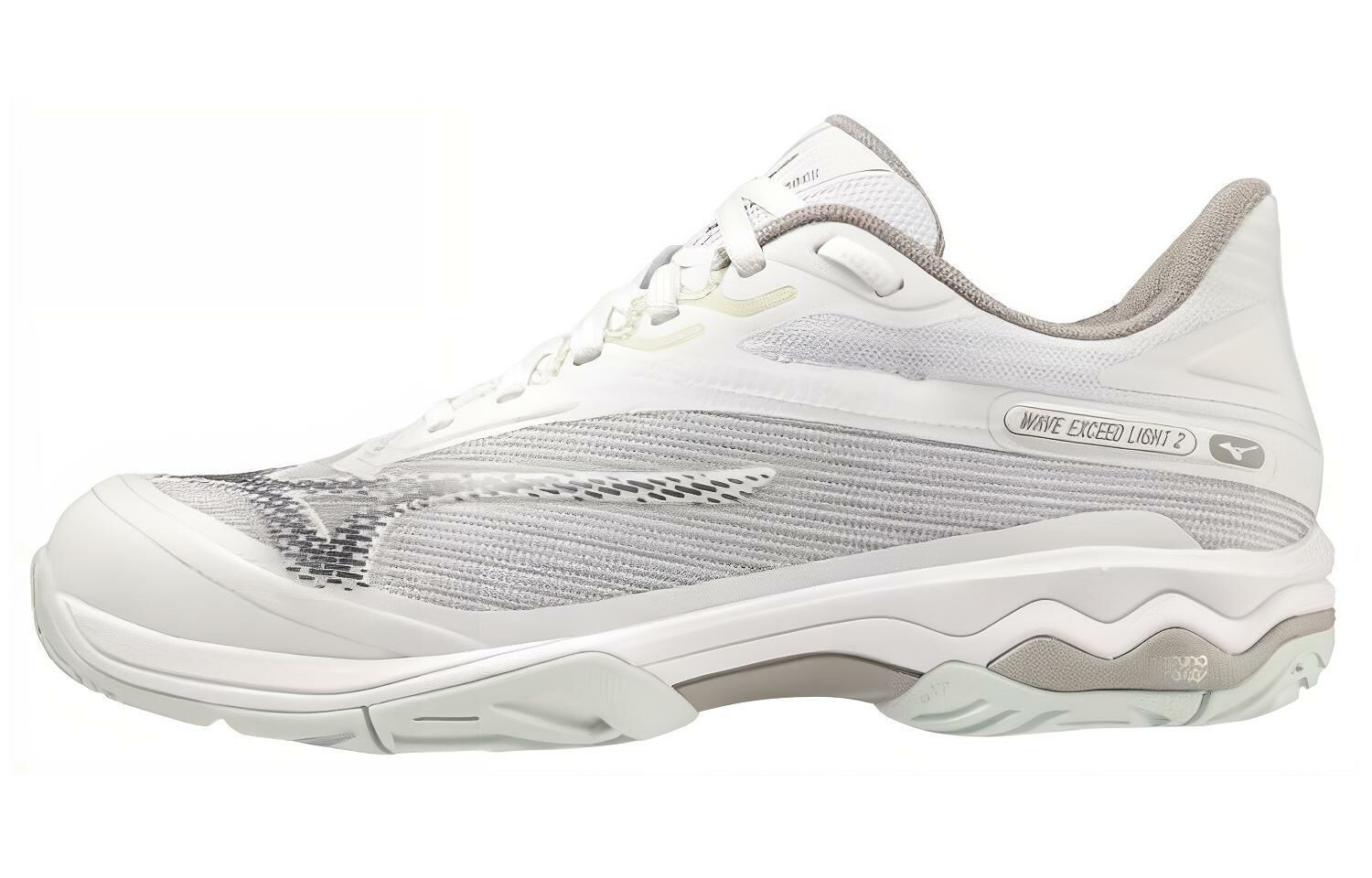 【代購】Mizuno Wave Exceed Light 2 Ac Cushioning Wear-Resistant Low-Top Tennis Shoes Women's White Green