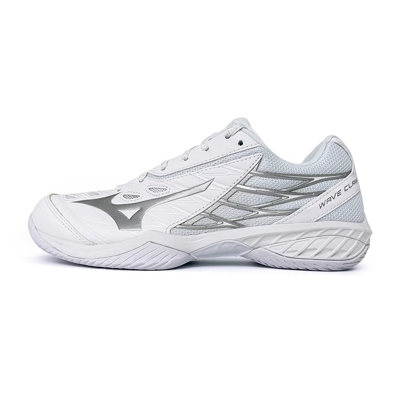 【代購】Mizuno Wave Claw Badminton Shoes Women's Low-Top White/Silver