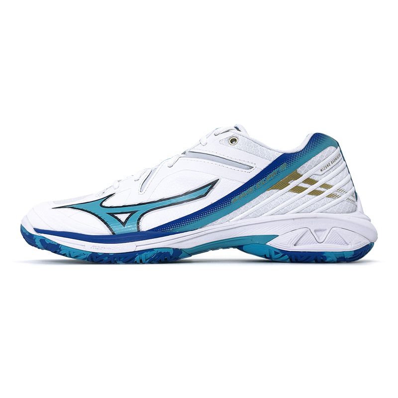 【代購】Wave Claw 3 Mizuno Wide 'White Pageant Blue'