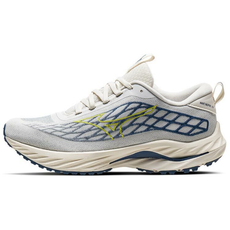 【代購】Wave Inspire Mizuno 20 Ssw 'Off White Dark Blue'