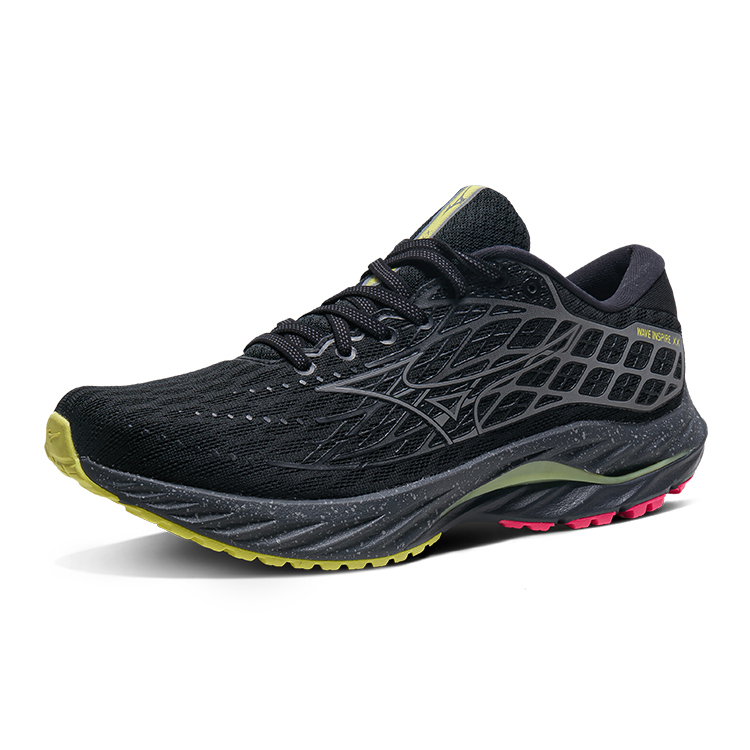 【代購】Wave Inspire Mizuno 20 'Black Sunny Lime'