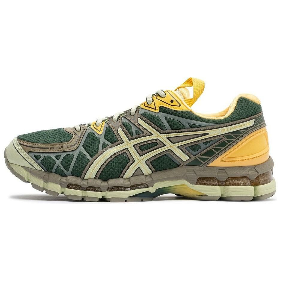 【代購】KIKO KOSTADINOV x Asics Gel-Kayano20 Anti-Slip Wear-Resistant Low-Top Running Shoes Unisex Green Yellow