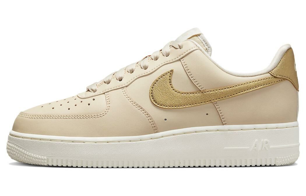 【代購】Nike Air Force 1 Low '07 Sanddrift Metallic Gold Women's
