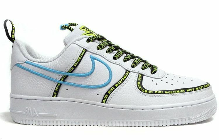 【代購】Nike Air Force 1 Low Worldwide White Blue Fury Volt