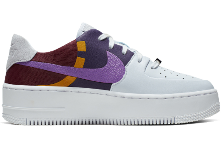 【代購】Nike Air Force 1 Sage Low Lx Grey Dark Orchid Women's