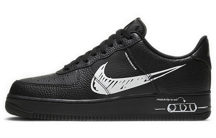 【代購】Nike Air Force 1 Low Sketch Black